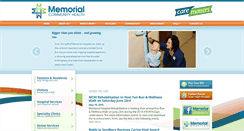 Desktop Screenshot of memorialcommunityhealth.org